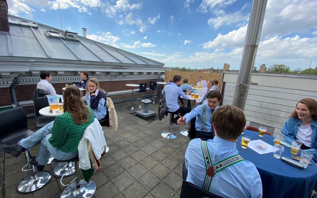 Ons terras is open!